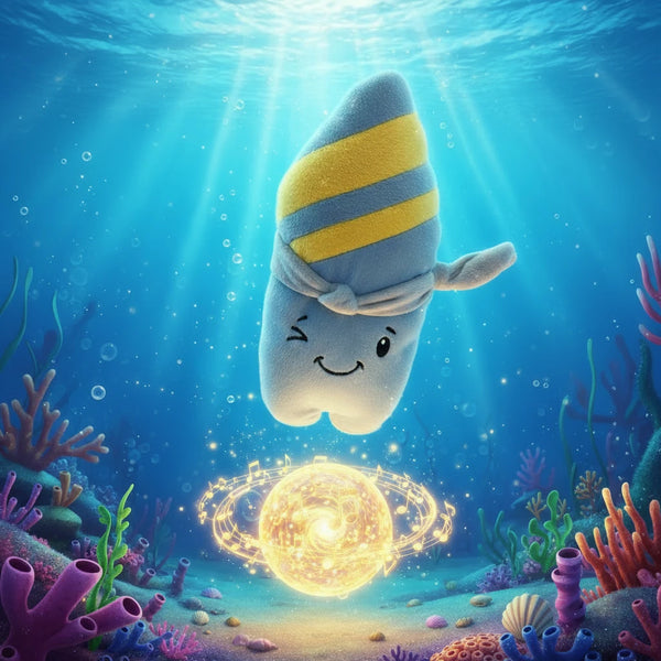 Lenabo Hörspiel „Nalu taucht nach dem Lied“ von Lenabie Nalu (Tauchabenteuer) – zauberhaftes Unterwasser-Hörspiel für Kinder ab 3 Jahren, Nalu entdeckt in den Tiefen des Meeres eine leuchtende Klangkugel und folgt geheimnisvollen Melodien zwischen Korallen und Fischen, liebevolle Abenteuergeschichte über Neugier, Mut und Musik, mit sanften Meeresgeräuschen, Blubbern und harmonischen Unterwasserklängen, fördert Fantasie, Konzentration und musikalisches Gefühl, ideal als Einschlafgeschichte oder Hörabenteuer 