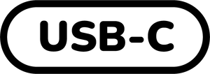 wiederaufladbar per USB-C